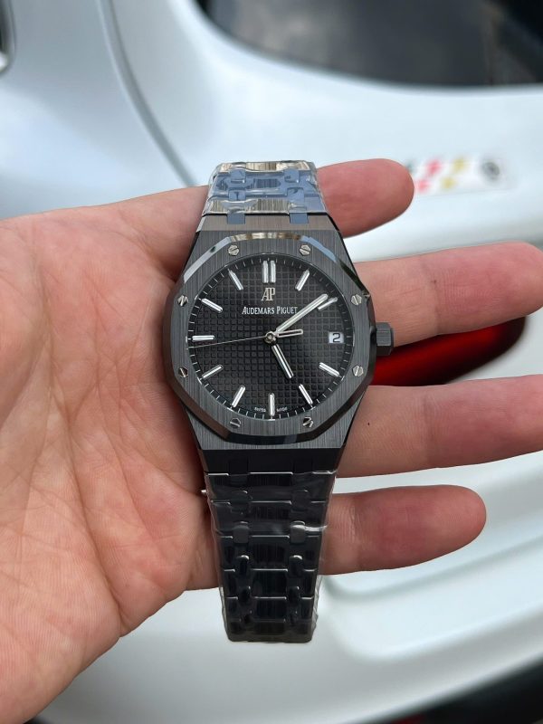 Đồng Hồ Audemars Piguet Chế Tác Royal Oak 15500 Gốm Đen Nhà Máy APS 41mm (1)