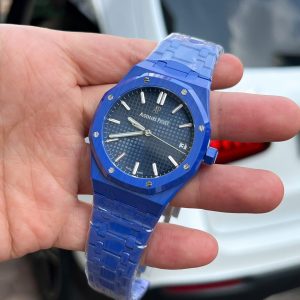 Đồng Hồ Audemars Piguet Chế Tác Royal Oak 15500 Gốm Xanh Xưởng APS 41mm (2)
