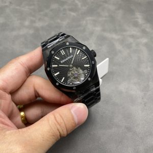 Đồng Hồ Audemars Piguet Royal Oak 26522CE Tourbillon Gốm Đen Nhà Máy BBR 41mm (5)