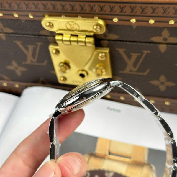 Đồng Hồ Cartier Ballon Bleu Fake Cao Cấp Mặt Trắng Dây Kim Loại Xưởng AF 40mm (6)