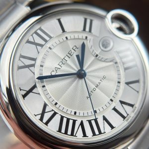 Đồng Hồ Cartier Ballon Bleu Fake Cao Cấp Mặt Trắng Dây Kim Loại Xưởng AF 40mm (6)
