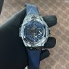 Đồng Hồ Cũ Hublot Big Bang Sang Bleu II Replica 11 Màu Xanh Blue 45mm (2)