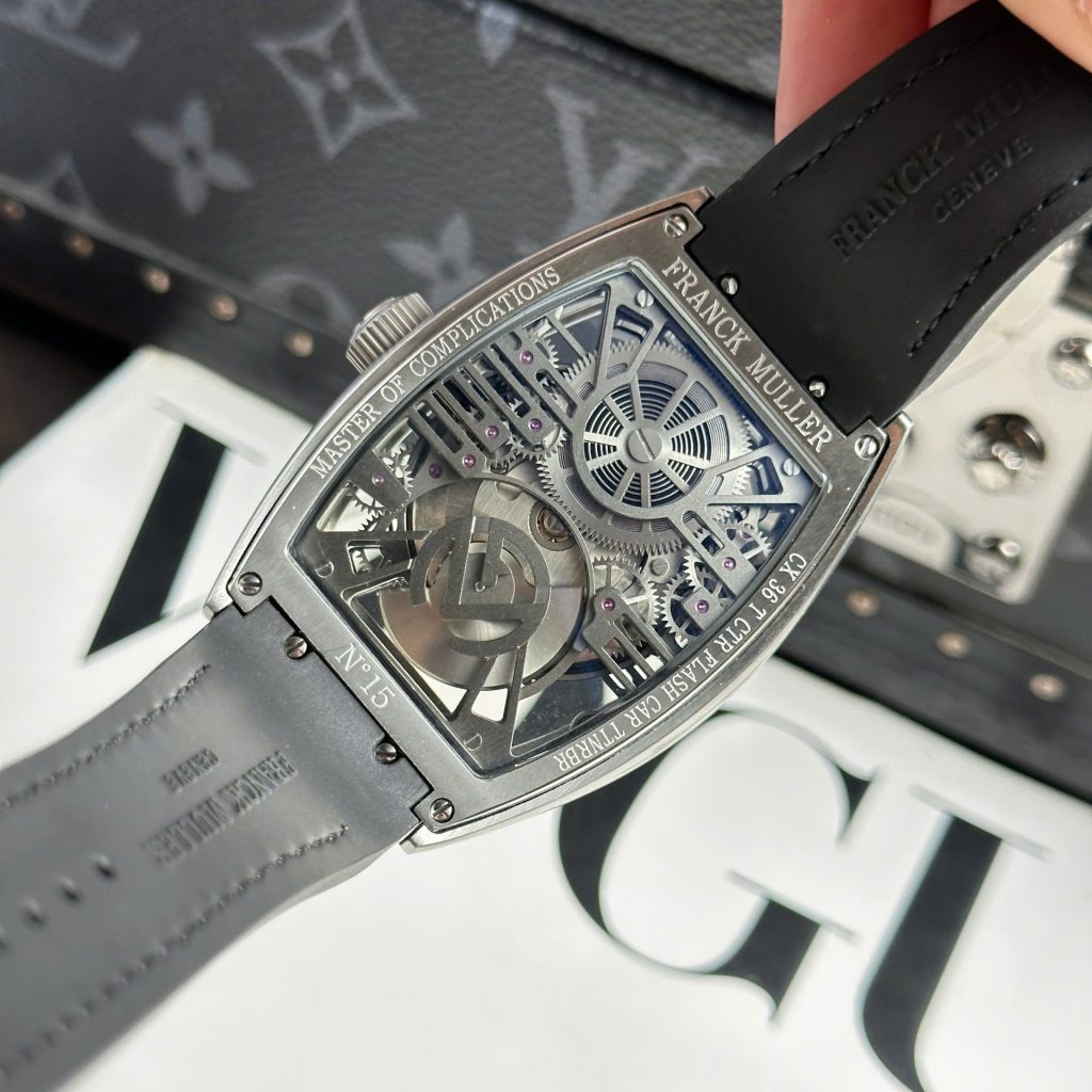 Đồng Hồ Franck Muller Curvex CX Grand Central Tourbillon Skeleton Replica Cao Cấp 42x56mm (2)