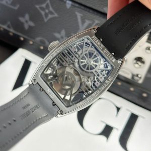 Đồng Hồ Franck Muller Curvex CX Grand Central Tourbillon Skeleton Replica Cao Cấp 42x56mm (2)