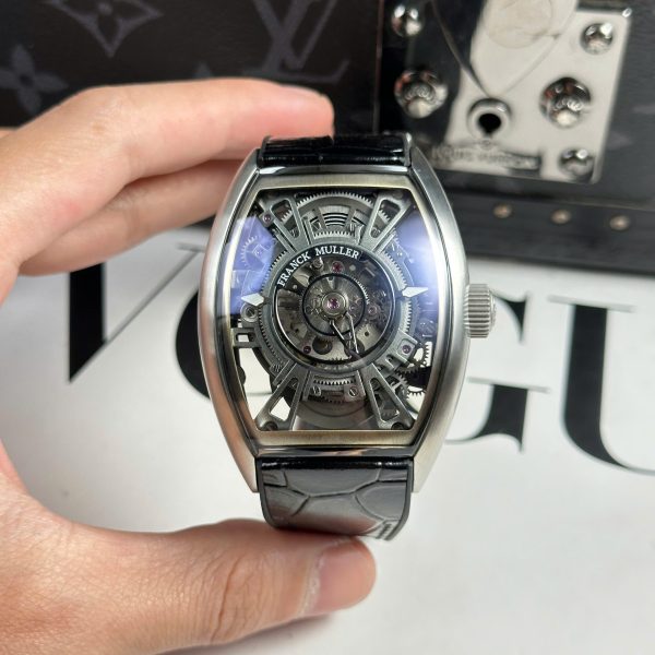 Đồng Hồ Franck Muller Curvex CX Grand Central Tourbillon Skeleton Replica Cao Cấp 42x56mm (2)