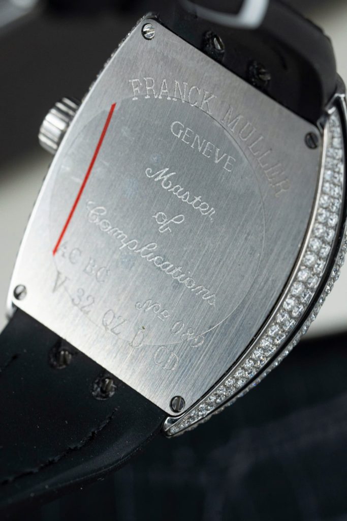 Đồng Hồ Franck Muller Rep Cao Cấp Vanguard V32 Mặt Trắng Vỏ Đính Kim Cương Moissanite 36mm (2)
