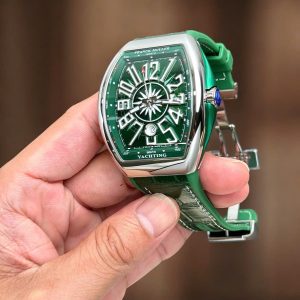 Đồng Hồ Franck Muller V45 Replica 11 Nam Màu Xanh Lá Cây Nhà Máy ABF 45mm (2)