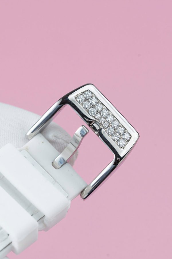 Đồng Hồ Franck Muller Vanguard V32 Màu Trắng Replica 11 Vỏ Đính Kim Cương Moissanite 36mm (2)