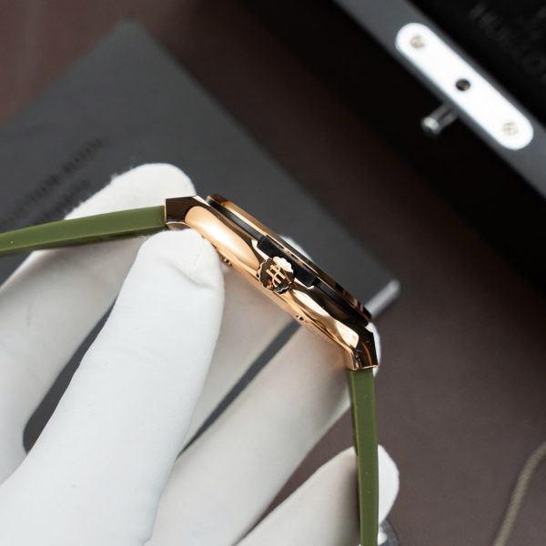 Đồng Hồ Hublot Classic Fusion King Gold Replica 11 Màu Xanh Lá Cây Máy SW300 Thuỵ Sỹ 42mm (2)