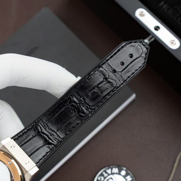 Đồng Hồ Hublot Replica 11 Classic Fusion Titanium King Gold Máy SW300 Dây Da Cá Sấu 42mm (2)