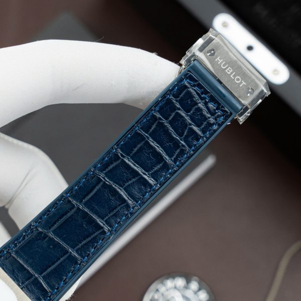 Đồng Hồ Hublot Replica Cao Cấp Classic Fusion Titanium Màu Đen Máy SW300 Dây Da Cá Sấu 42mm (2)