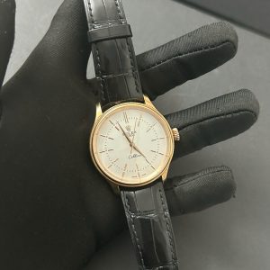 Đồng Hồ Lướt Rolex Cellini Chế Tác Bọc Vàng Thật Dây Da 39mm (2)
