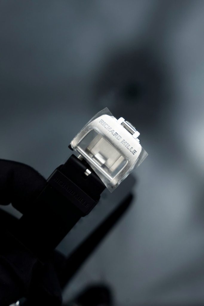 Đồng Hồ Richard Mille Chế Tác RM07-01 Nữ Đính Đá Dây Cao Su Đen Xưởng ZF 36mm (2)
