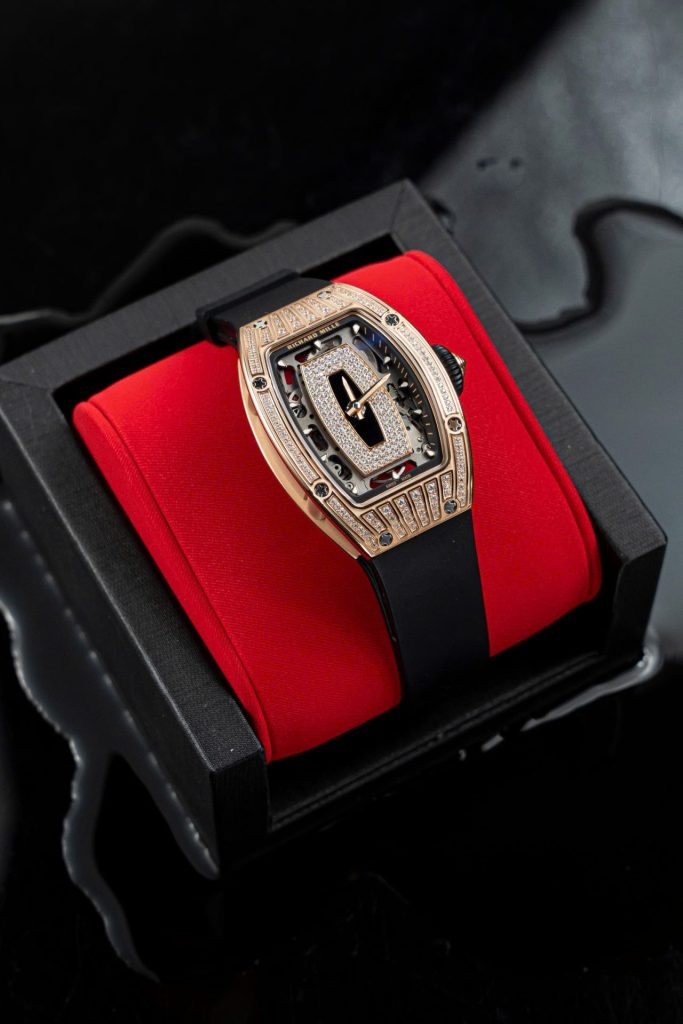 Đồng Hồ Richard Mille Chế Tác RM07-01 Nữ Mạ Vàng Hồng Xưởng ZF 36mm (2)