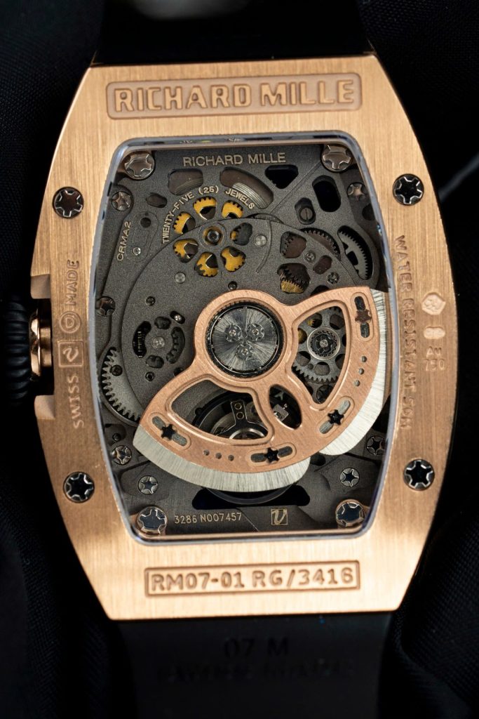 Đồng Hồ Richard Mille Chế Tác RM07-01 Nữ Mạ Vàng Hồng Xưởng ZF 36mm (2)