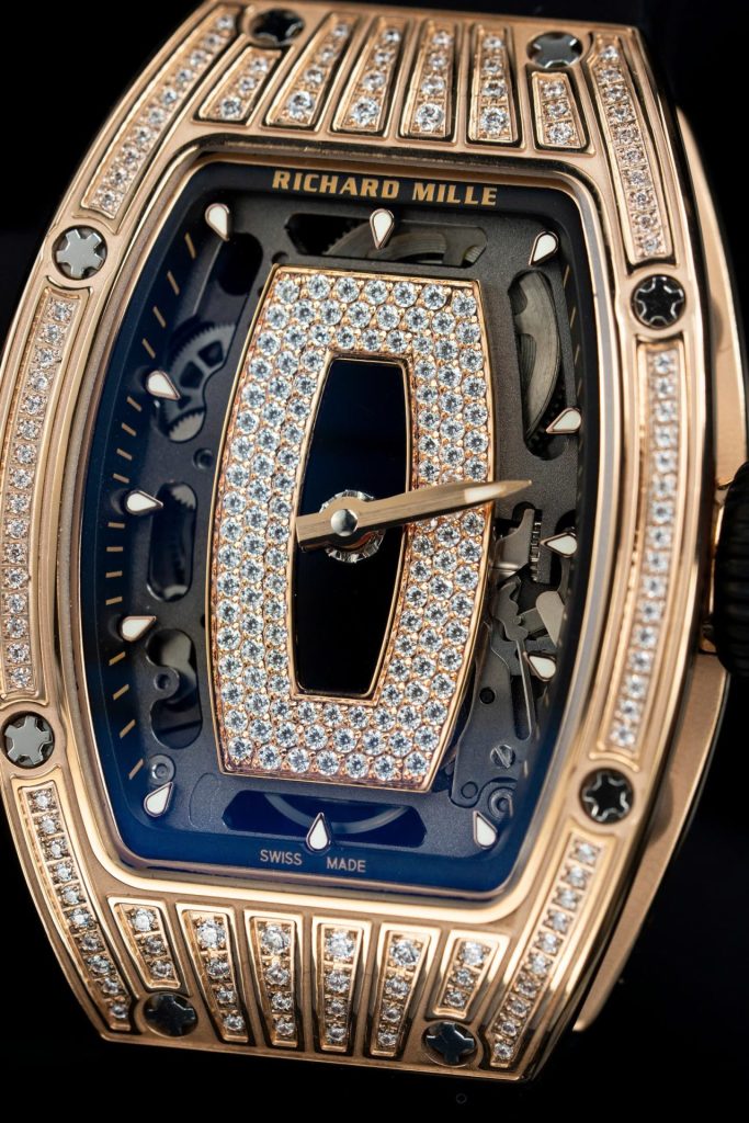 Đồng Hồ Richard Mille Chế Tác RM07-01 Nữ Mạ Vàng Hồng Xưởng ZF 36mm (2)