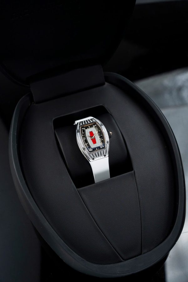 Đồng Hồ Richard Mille Rep 11 RM07-01 Nữ Máy Cơ Dây Cao Su Trắng Xưởng ZF 36mm (2)