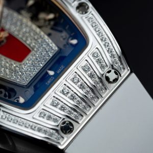 Đồng Hồ Richard Mille Rep 11 RM07-01 Nữ Máy Cơ Dây Cao Su Trắng Xưởng ZF 36mm (2)