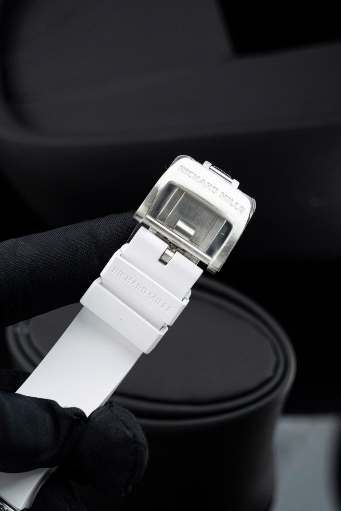 Đồng Hồ Richard Mille Rep 11 RM07-01 Nữ Máy Cơ Dây Cao Su Trắng Xưởng ZF 36mm (2)