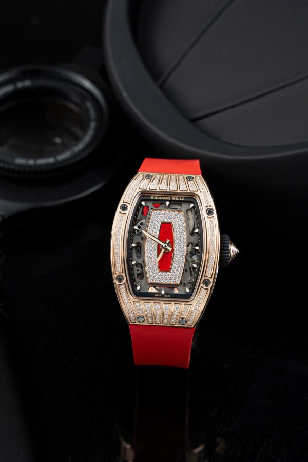 Đồng Hồ Richard Mille Replica 11 RM07-01 Nữ Màu Đỏ Xưởng ZF 36mm (2)
