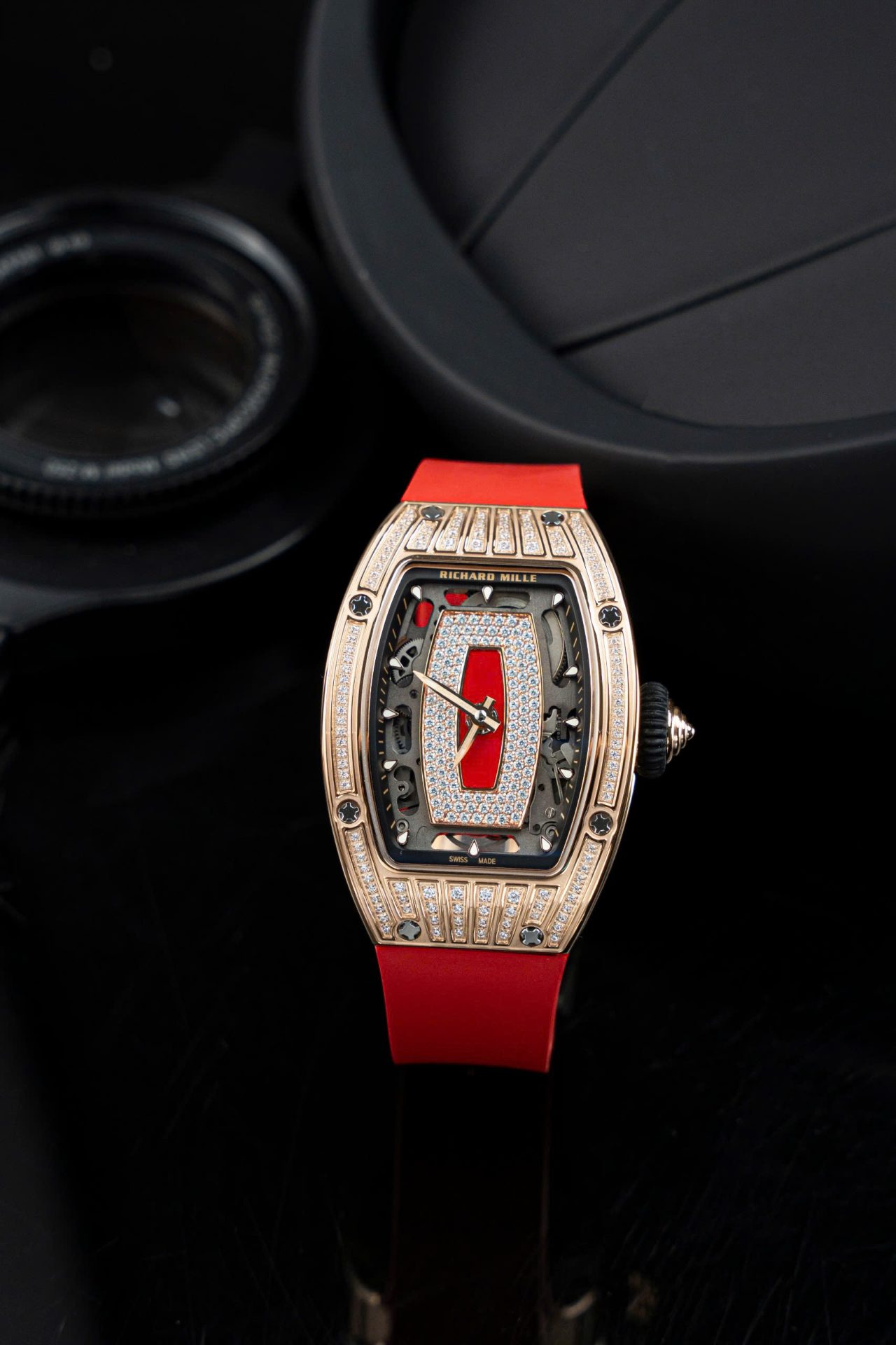 Đồng Hồ Richard Mille Replica 11 RM07-01 Nữ Màu Đỏ Xưởng ZF 36mm (2)