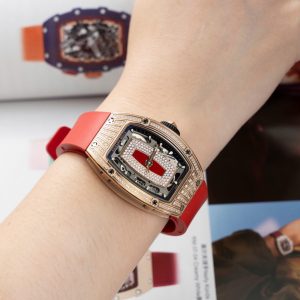 Đồng Hồ Richard Mille Replica 11 RM07-01 Nữ Màu Đỏ Xưởng ZF 36mm (2)