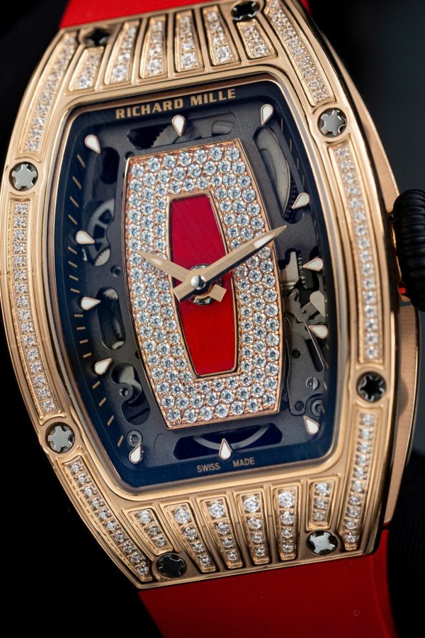 Đồng Hồ Richard Mille Replica 11 RM07-01 Nữ Màu Đỏ Xưởng ZF 36mm (2)