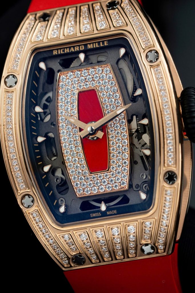 Đồng Hồ Richard Mille Replica 11 RM07-01 Nữ Màu Đỏ Xưởng ZF 36mm (2)