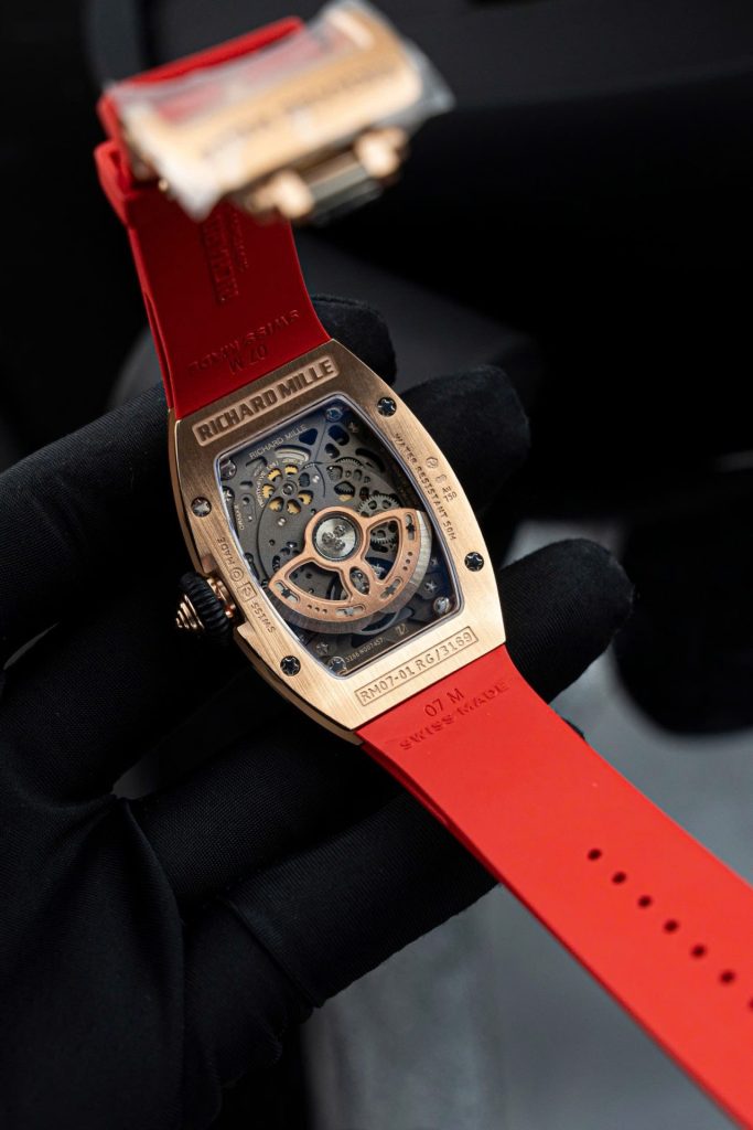 Đồng Hồ Richard Mille Replica 11 RM07-01 Nữ Màu Đỏ Xưởng ZF 36mm (2)