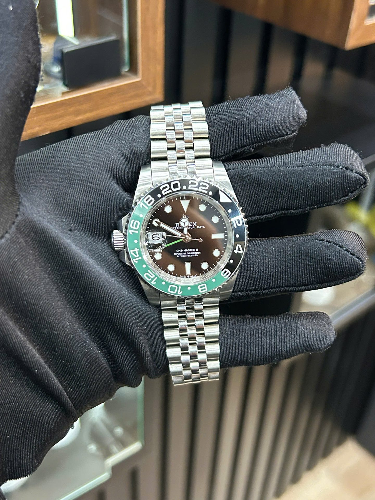 Đồng Hồ Rolex Cũ GMT-Master II 126720VTNR Sprite Rep 11 Dây Jubilee Xưởng Clean 40mm (2)