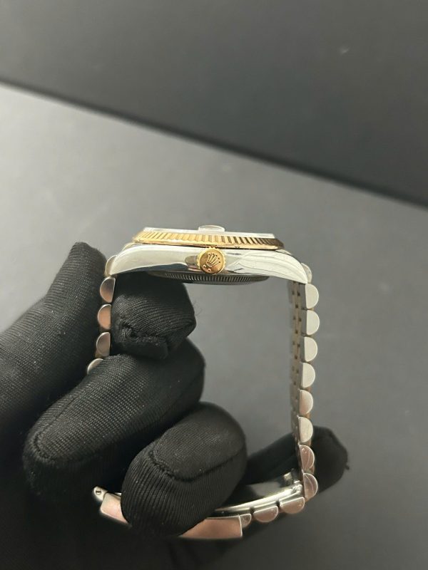 Đồng Hồ Rolex DateJust Lướt Replica 11 Demi Rose Gold Mặt Nếp Gấp 36mm (6)