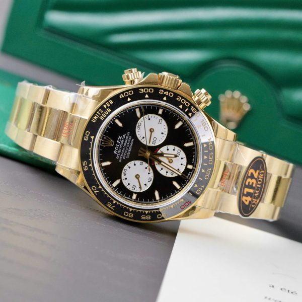 Đồng Hồ Rolex Daytona Le Mans 100th Year 126528LN Viền Gốm Đen Máy 4132 Xưởng QF 40mm (2)