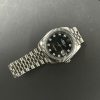 Đồng Hồ Rolex Lướt DateJust Nam Mặt Đen Cọc Số Đá Replica 11 Nhà Máy Clean 41mm (2)