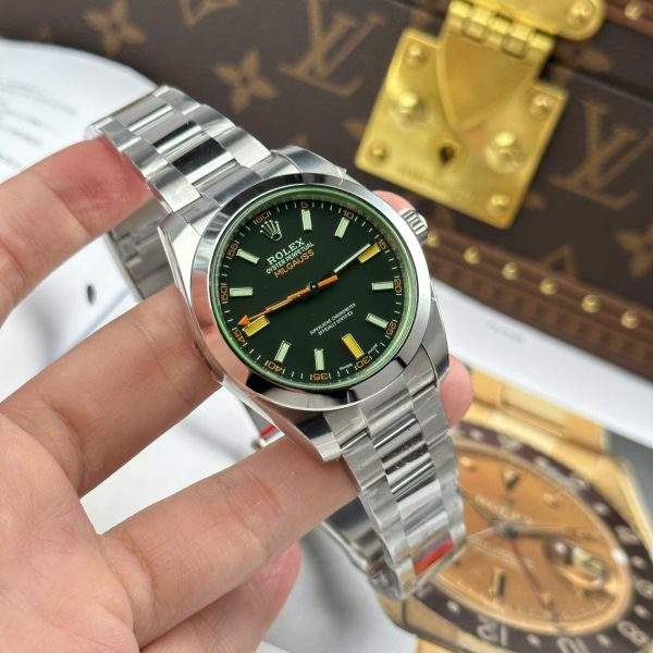 Đồng Hồ Rolex Milgauss 116400GV Replica 11 Màu Xanh Lá Cây Nhà Máy VS 40mm (2)