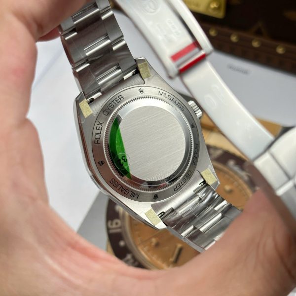 Đồng Hồ Rolex Milgauss 116400GV Replica 11 Màu Xanh Lá Cây Nhà Máy VS 40mm (2)