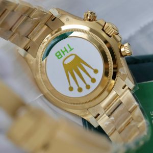 Đồng Hồ Rolex Replica 11 Daytona 126508 Mặt Xanh Green Mạ Vàng Xưởng THB 40mm (2)