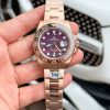 Đồng Hồ Rolex Replica 11 GMT-Master II 126715CHNR Mạ Vàng Hồng Mặt Đá Mắt Hổ 40mm (2)
