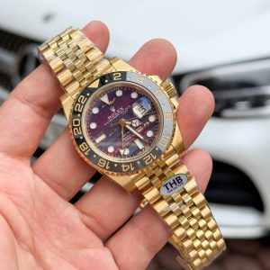 Đồng Hồ Rolex Replica 11 GMT-Master II 126718GRNR Mặt Đá Mắt Hổ Nhà Máy THB 40mm (2)