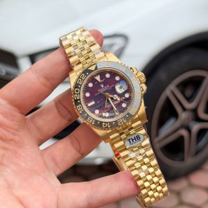 Đồng Hồ Rolex Replica 11 GMT-Master II 126718GRNR Mặt Đá Mắt Hổ Nhà Máy THB 40mm (2)
