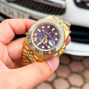 Đồng Hồ Rolex Replica 11 GMT-Master II 126718GRNR Mặt Đá Mắt Hổ Nhà Máy THB 40mm (2)