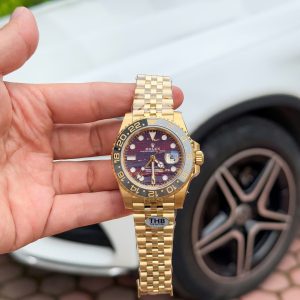 Đồng Hồ Rolex Replica 11 GMT-Master II 126718GRNR Mặt Đá Mắt Hổ Nhà Máy THB 40mm (2)