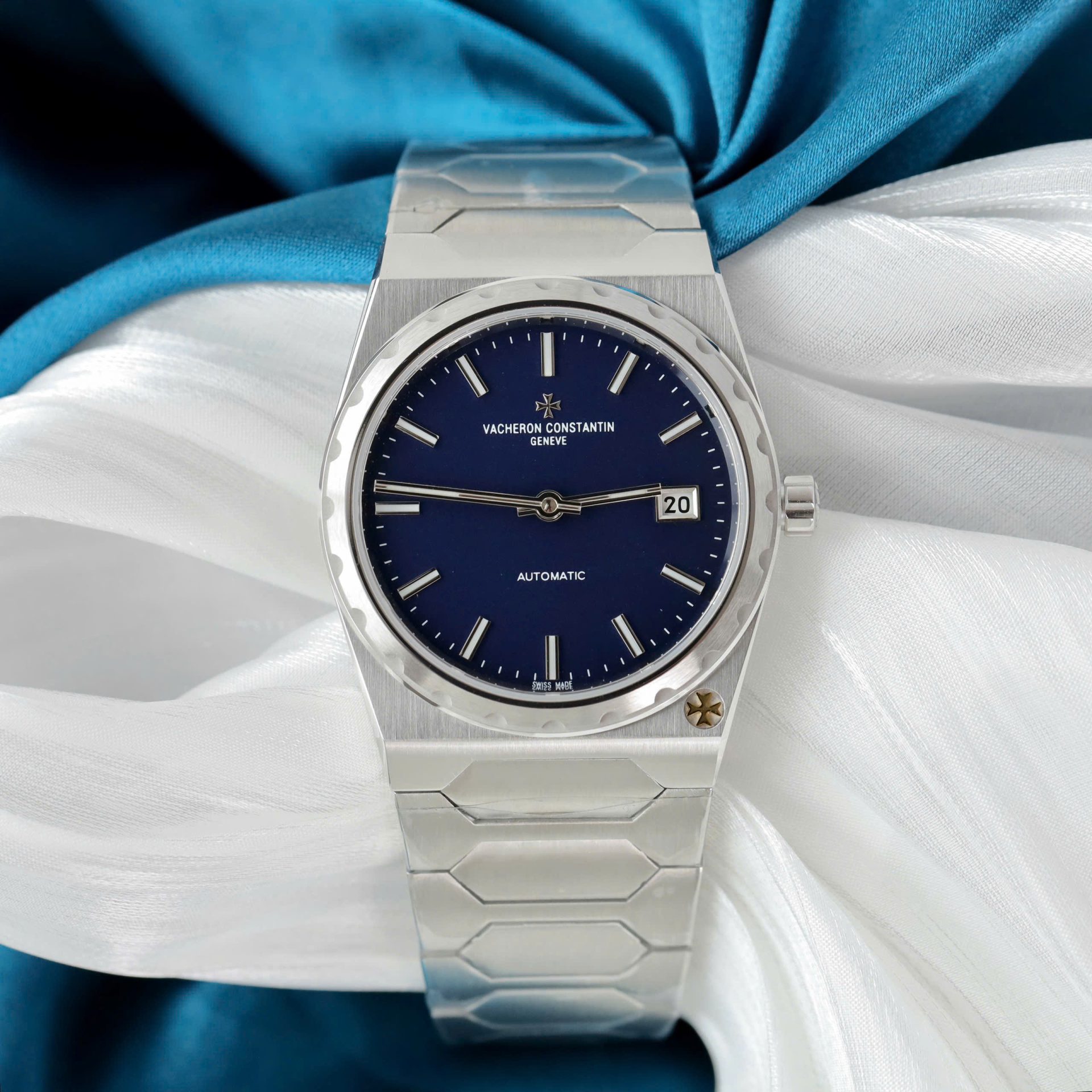 Đồng Hồ Vacheron Constantin Replica 11 Historiques 222 Mặt Xanh Blue Xưởng 8F 37mm (2)