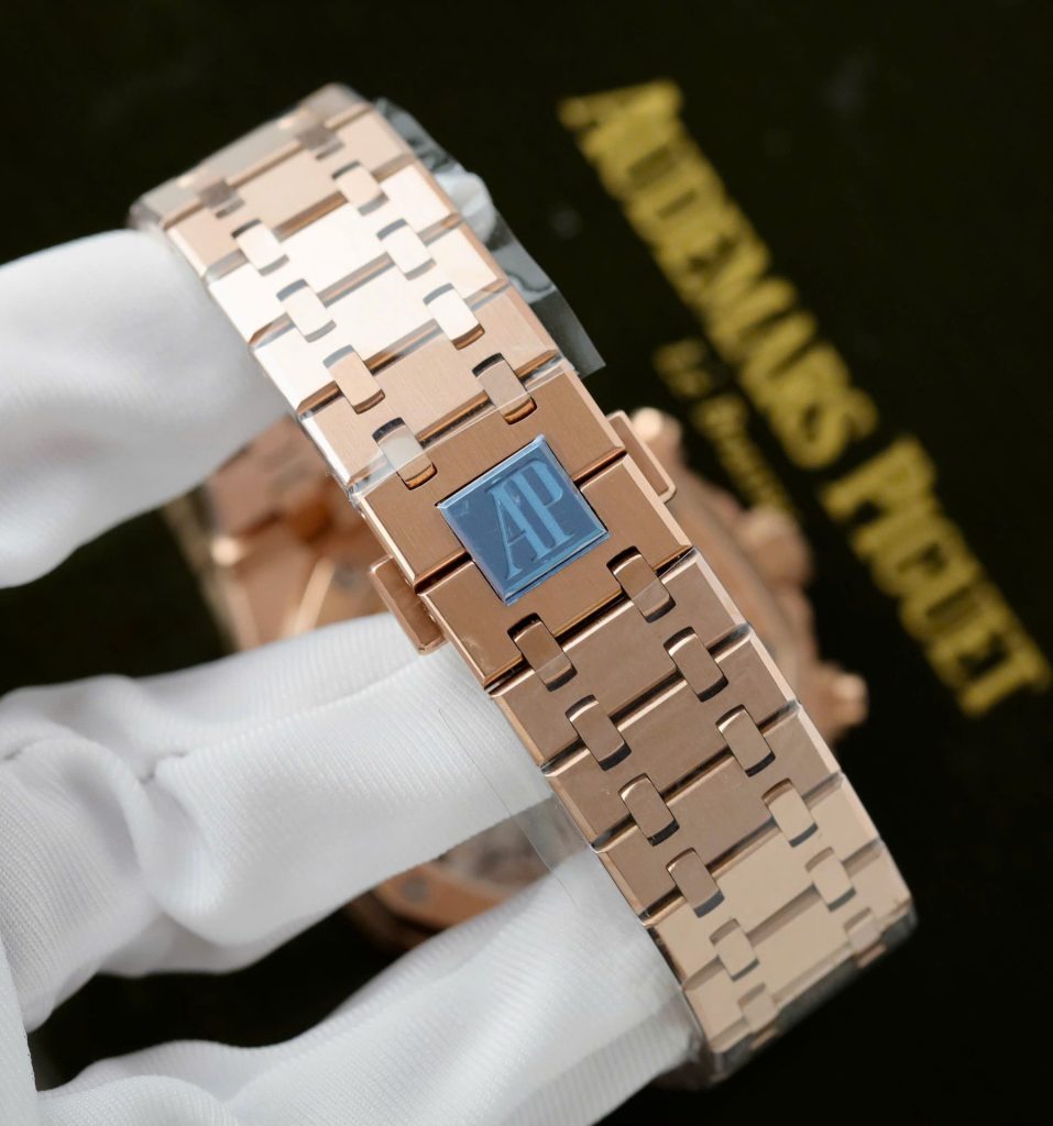 Đồng Hồ Audemars Piguet Chế Tác Royal Oak Chronograph 26239 Mặt Nâu Máy Mỏng Xưởng APS 41mm (2)