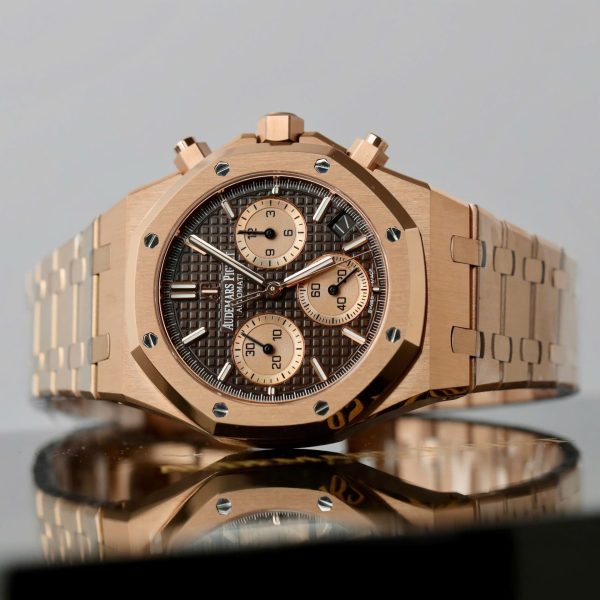 Đồng Hồ Audemars Piguet Chế Tác Royal Oak Chronograph 26239 Mặt Nâu Máy Mỏng Xưởng APS 41mm (2)