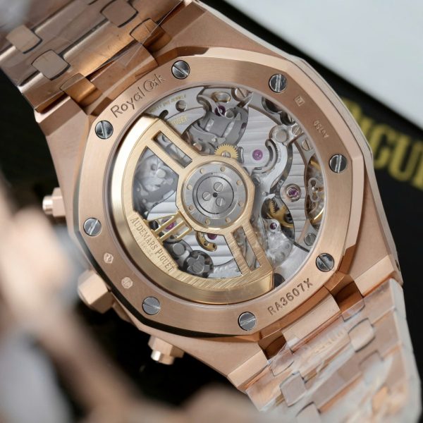 Đồng Hồ Audemars Piguet Chế Tác Royal Oak Chronograph 26239 Mặt Nâu Máy Mỏng Xưởng APS 41mm (2)