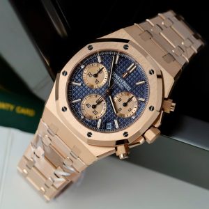 Đồng Hồ Audemars Piguet Replica 11 Royal Oak Chronograph 26239 Mặt Xanh Blue Máy Mỏng Xưởng APS 41mm (2)