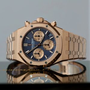 Đồng Hồ Audemars Piguet Replica 11 Royal Oak Chronograph 26239 Mặt Xanh Blue Máy Mỏng Xưởng APS 41mm (2)