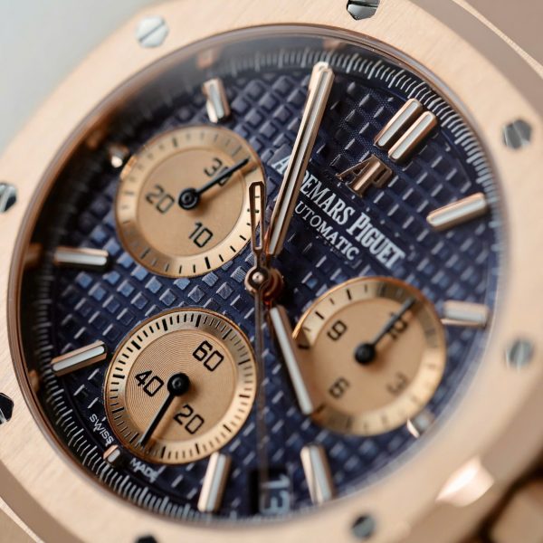 Đồng Hồ Audemars Piguet Replica 11 Royal Oak Chronograph 26239 Mặt Xanh Blue Máy Mỏng Xưởng APS 41mm (2)