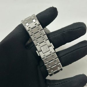 Đồng Hồ Cũ Audemars Piguet 15500ST Replica 11 Nam Mặt Trắng Xưởng APS 41mm (2)