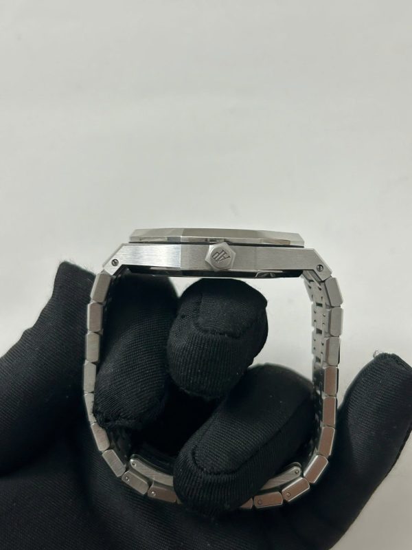 Đồng Hồ Cũ Audemars Piguet 15500ST Replica 11 Nam Mặt Trắng Xưởng APS 41mm (2)